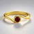 Anello in argento con Rubino Longido