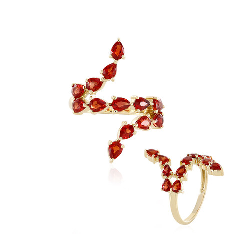 Anello in oro con Rubino Tanzania