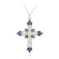 Collana in argento con Opale di Welo