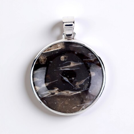 Ciondolo in argento con Agata Prairie