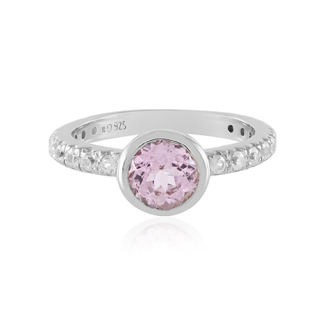 Anello in argento con Kunzite
