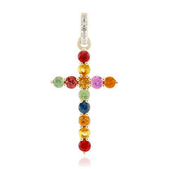 Colgante en oro con Zafiro