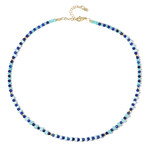 Collar en plata con Larimar