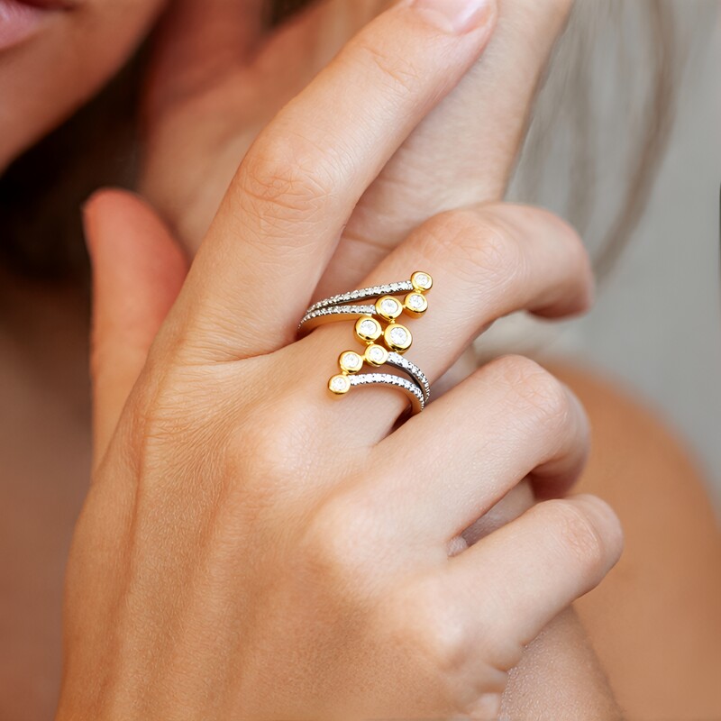 Anillo en oro con Diamante SI1 (G) (Annette)