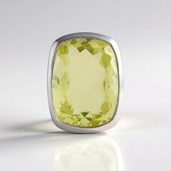 Ciondolo in argento con Quarzo Limone