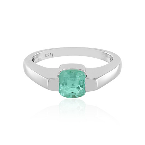 Kolumbianischer Smaragd-Silberring