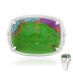 Zilveren ring met een Mohave Turkoois