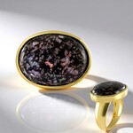 Anello in argento con Opale Leopardo