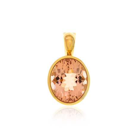 Ciondolo in oro con Morganite (CUSTODANA)
