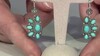 Pendientes en plata con Turquesa bella durmiente (Desert Chic)