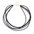 Collar en plata con Espinela negra