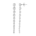 Zirkon-Silberohrringe (de Melo)