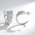 Orecchini in argento con Zircone (SAELOCANA)