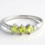 Anello in argento con Tormalina Cuprian