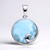 Ciondolo in argento con Larimar