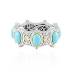 Sleeping Beauty-Türkis-Silberring (Dallas Prince Designs)