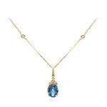 14K London Blue Topaz Gold Necklace (CIRARI)