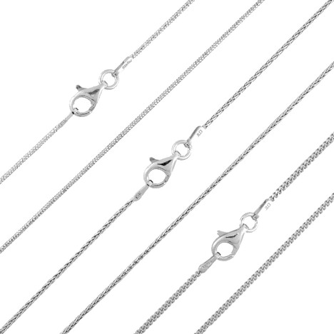 Zilveren halsketting