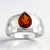 Anello in argento con Citrino Madeira (de Melo Essence)