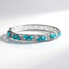 Bracciale in argento con Turchese Sleeping Beauty (Faszination Türkis)