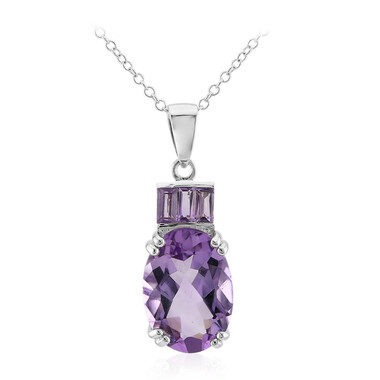 Amethyst-Silberhalskette