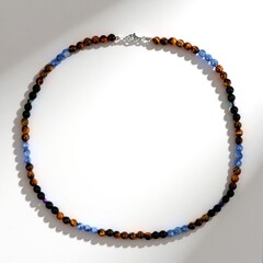 Collana in argento con Onice Nero
