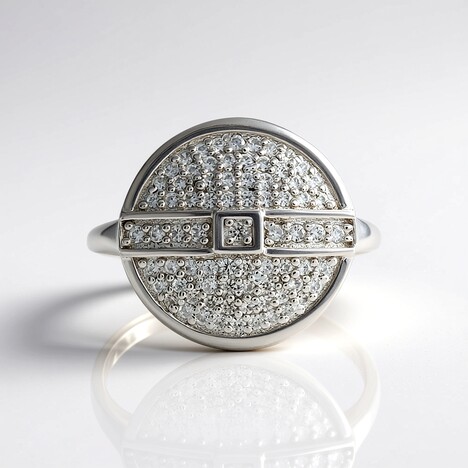 Anello in argento con Zircone