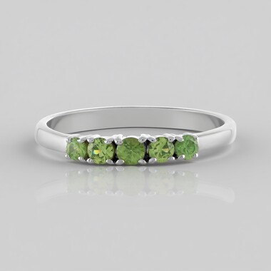 Anello in argento con Demantoide