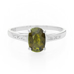 Anello in argento con Tormalina Cuprian