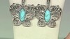 Pendientes en plata con Turquesa (dagen)