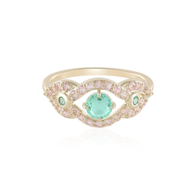 Bague en or et Emeraude de Russie