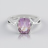 Ametrine Silver Ring