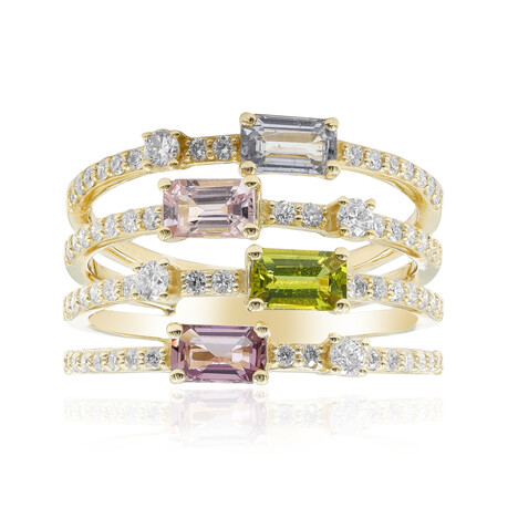 Gouden ring met saffieren (CIRARI)