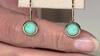 Pendientes en plata con Amazonita