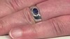 Bague en argent et Iolite