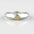 Bague en argent et Diamant champagne I2 (de Melo Essence)