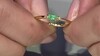 Zilveren ring met een Colombiaanse smaragd