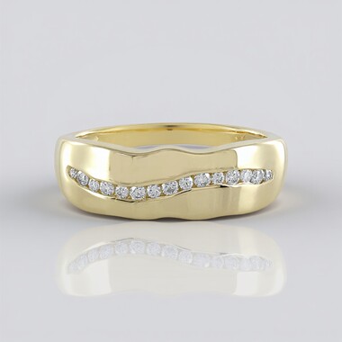 Lupenreiner (F) Brillant-Goldring (LUCENT DIAMONDS)
