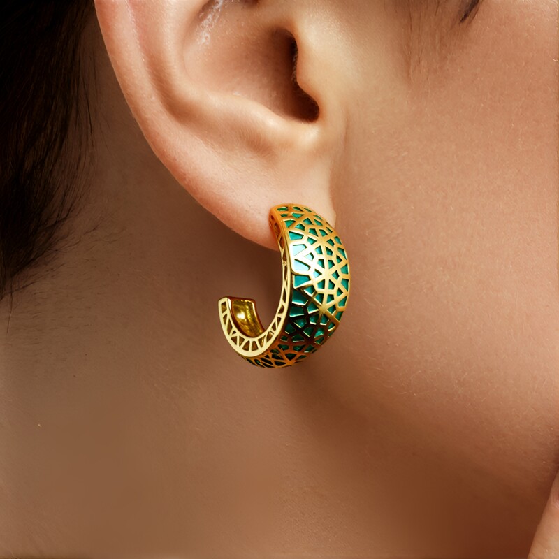 Silver Earrings (Adela Silber)
