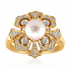 Akoya-Perlen-Goldring