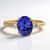 Anello in oro con Tanzanite AAA (CIRARI)
