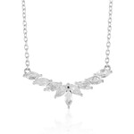 Zircon Silver Necklace