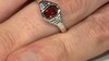 Bague en or et Tourmaline orange