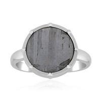 Anillo en plata con Meteorito Aletai