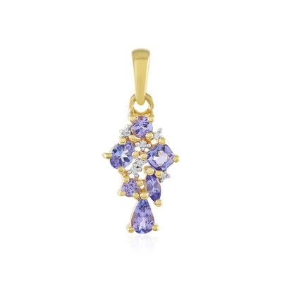 Pendentif en argent et Tanzanite