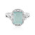 Aqua-Chalzedon-Silberring