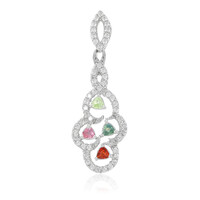 Pendentif en argent et Tourmaline Paraïba