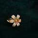 Anillo en oro con Zafiro de Ceilán rosa (Estée Collection)