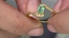 Zilveren ring met een Colombiaanse smaragd