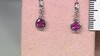 Pendientes en plata con Turmalina rosa de Brasil (Pallanova)